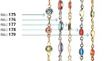 crystal stone chain km32, Nieuw, €96.67