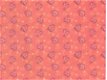 ACHTERGRONDVEL (A4) --- BLOEMVORM met HARTJES -- rood-oranje - 1 - Thumbnail
