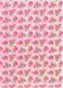 ACHTERGRONDVEL (A4) --- BLOEMEN --- Donkerroze op roze - 1 - Thumbnail