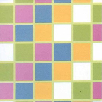 ACHTERGRONDVEL (15x15cm) -- SOFT / Vierkanten (div. kleuren) - 1