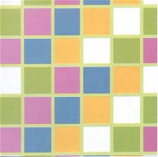 ACHTERGRONDVEL (15x15cm) -- SOFT / Vierkanten (div. kleuren)