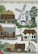 borduurpatroon 1705 huizen,kerk,molen - 1 - Thumbnail