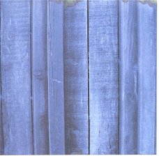 ACHTERGRONDVEL (15x15cm) --- LENTE --- Schutting (Blauw)