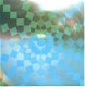 ACHTERGRONDVEL (15x15cm) -- FANTASY -- Blokken / blauw-groen - 1 - Thumbnail