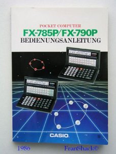 [1986] FX-785P/790P Bedienungsanleitung, Casio