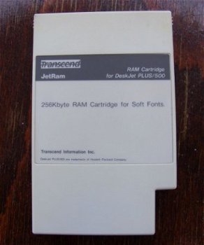 RAMCARTRIDGE SOFTFONTS VOOR HP DESKJET PLUS/500/510 - 1