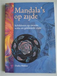 Mandala,s op zijde Schilderen op zwarte ,witte en gekleurde