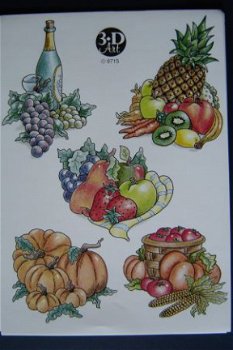 nr.403 [3 stuks] a5 knipvelletjes, Fruit - 1