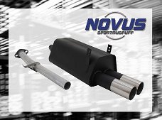 Novus E36 Sportuitlaat BMW 316i 318i 2x76mm RL-Design