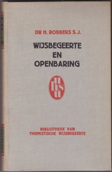 Dr. H. Robbers: Wijsbegeerte en openbaring - 0