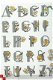 borduurpatroon 1758 narcis abc - 1 - Thumbnail