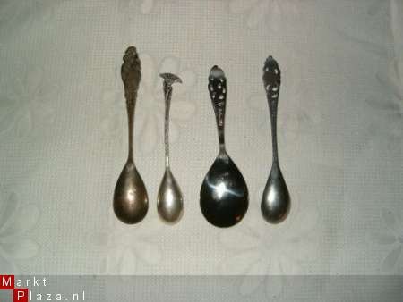 set van 4 lepeltjes - Afbeelding 2
