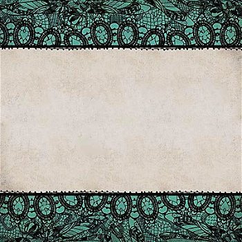 NIEUW vel scrappapier Street Lace NR24 Blue Lace Border DCWV - 1