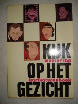 Wouter Lap karikaturenboek Kijk op het Gezicht 1974 - 1