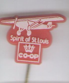 spirit of ST.louis plastik vliegtuig speldje ( B_066 ) - 1