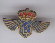 KLM emaille vliegtuig broche ( C_011 )