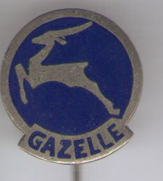 Gazelle emaille fiets speldje ( C_104 ) - 1