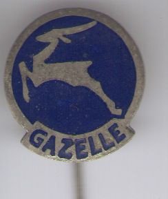 Gazelle emaille speldje ( D_090 ) - 1