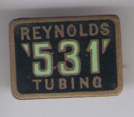 Reynolds '531' Tubing emaille speldje ( D_092 ) - 1