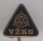 V Z K G emaille speldje ( D_116 )