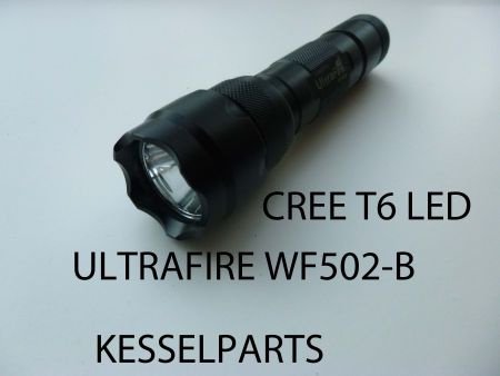 Ultrafire led fietslamp CREE XM-L T6 SUPERLED 2 accu's - 1