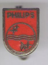 Philips broche rood ( D_156 )