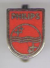Philips broche rood ( D_157 ) - 1