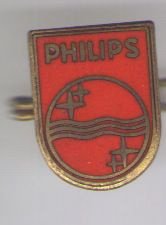 Philips broche rood ( D_158 )