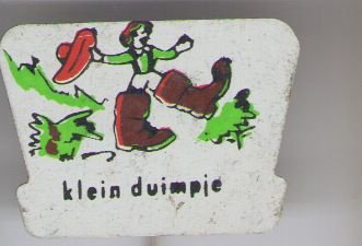 Klein Duimpje ( Efteling ) blik speldje ( E_106 ) - 1