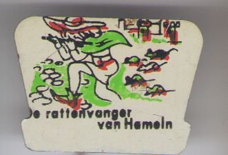 de Rattenvanger van Hameln ( Efteling ) speldje ( E_108 ) - 1
