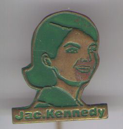 Jacky Kennedy groen speldje ( E_159 ) - 1