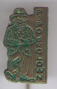 Pipo de Clown groen speldje ( E_186 )