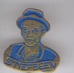 Stiefbeen blauw speldje ( E_189 ) - 1