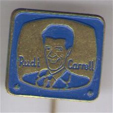 Rudi Carell blauw speldje ( E_233 )