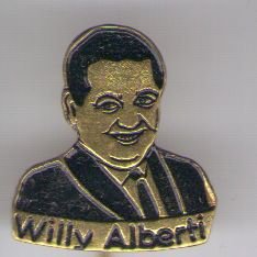 Willy Alberti zwart speldje ( E_237 ) - 1