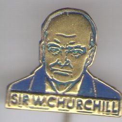 SIR W. Churchill blauw speldje ( E_291 ) - 1
