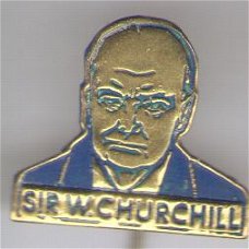 SIR W. Churchill  blauw speldje ( E_291 )