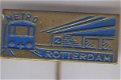 Metro Rotterdam blauw koper speldje ( F_067 ) - 1 - Thumbnail