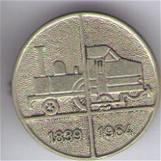 1839-1964 trein broche ( F_082 )