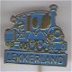 Lekkerland speelgoed trein blauw speldje ( F_084 ) - 1 - Thumbnail