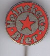 Heineken's emaille bier speldje ( F_121 ) - 1