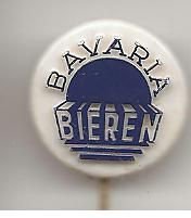 Bavaria plastic bieren speldje ( F_124 ) - 1