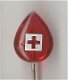 Rode Kruis bloed druppel speldje ( F_163 ) - 1 - Thumbnail