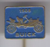 Buck 1908 blauw speldje ( G_002 )