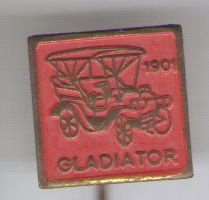 Gladiator 1901 rood speldje ( G_014 ) - 1
