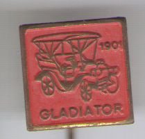 Gladiator 1901 rood speldje ( G_014 )