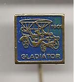 Gladiator 1901 blauw speldje ( G_016 ) - 1