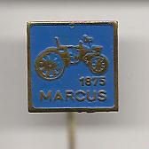 Marcus 1875 blauw speldje ( G_023 )