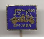 Spyker 1906 blauw emaille auto speldje ( G_032 ) - 1