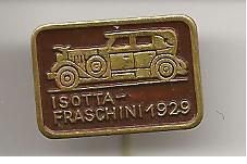 Issotta-Fraschini 1929 bruin auto speldje ( G_038 )